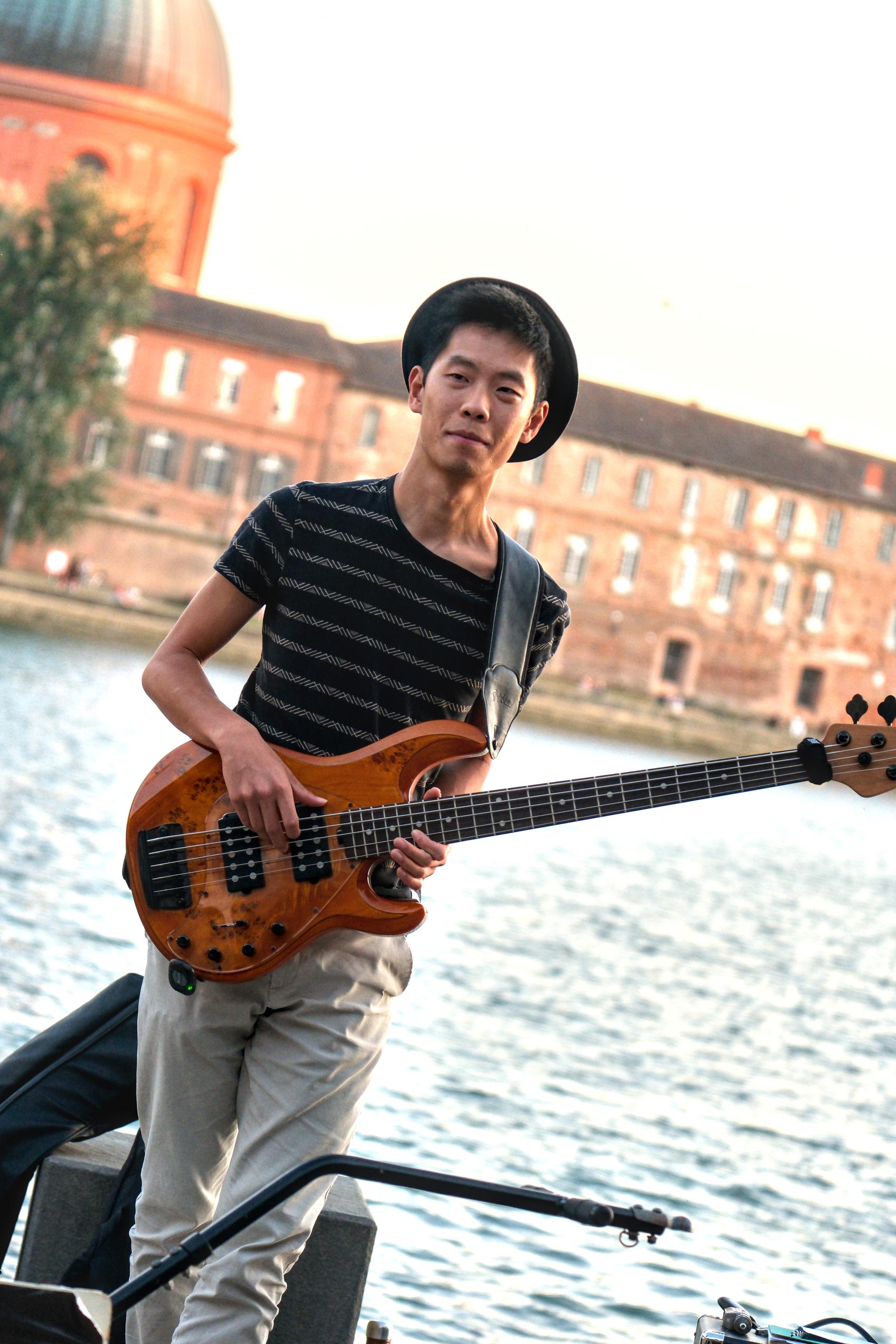 photo concert, bords de Garonne, Toulouse, Nokta Simio, Julien Franck